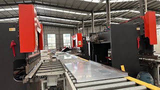 Automatic Steel Door Production Line How To Make Steel Doors [upl. by Ellertal]