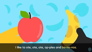 Apples and Bananas 🍎🍌 Nursery Rhymes For Kids  Lingokids [upl. by Fi16]