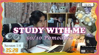 Study with me live ✿ 4 hours ✿ 5010 Pomodoro [upl. by Carlile755]