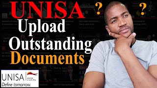 UNISA Online Admissions  How to upload documents at UNISA [upl. by Tristas]