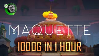 Maquette  All Achievements in 1 Hour Guide  Xbox Game Pass  Easy 1000G [upl. by Ailesor]