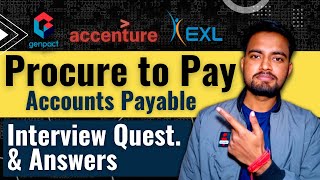 Genpact P2P Interview Questions  Accounts Payable Interview Questions and Answers  Corporate Wala [upl. by Zia877]