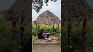 Mitti se Mahadev Mandir banaya 🕉️  clay shivling making  diy shivling shorts [upl. by Tisman]