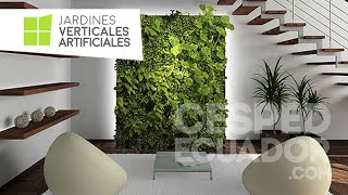 Jardín Vertical Artificial ✨  Ideas de Decoración [upl. by Esinyl]