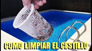 Como LIMPIAR el FILTRO MOTOR BOMBA depuradora piscina [upl. by Ahseinat]