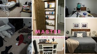 Clean and Organize with Me Master Bedroom SAHM [upl. by Antonin]