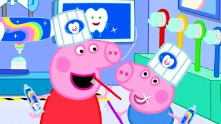 Cepillarse los dientes con Peppa  Los cuentos de Peppa la Cerdita [upl. by Atlas92]