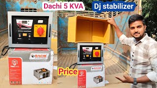 Dachi 5 Kva Dj Stabilizer Price amp Full Details Video Dachi 5 Kva stabilizer unboxing amp Review [upl. by Ecirtaed]