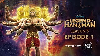 Hanuman vs Makardhwaj  Hotstar Specials The Legend Of Hanuman S5  Episode 1 [upl. by Asiuqram]