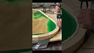 Epoxy Table Top diywoodworking [upl. by Etnovaj]