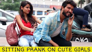 Sitting Prank On Cute Girls  Prank Star [upl. by Ephrayim]