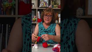 Click ABOVE to learn how to make puff balls pompom yarn crafttutorial [upl. by Vanhook105]