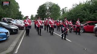 Crosskeys Victoria Flute Band  Ballyrea Boyne Defenders Flute Band Parade 2024 [upl. by Aradnahc]