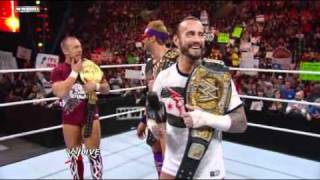 Raw  CM Punk Bryan and Ryder celebrate their victories at WWE TLC [upl. by Yajeet477]