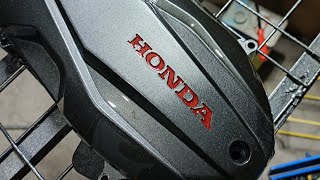 crankcase Repaint Honda Click [upl. by Trometer851]