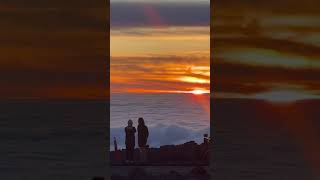 Haleakala National park at sunset 🌅 god yeshua angels heaven christianity maui [upl. by Smeaj95]