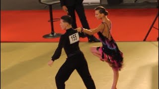 Leo PERMANNEMANSUINO amp Chloe TURQUIER ChaCha  Championnat de France Latine 2024 Finale Jun II [upl. by Viking]