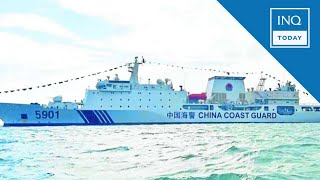 China’s ‘monster ship’ staying near PCG vessel in West Philippine Sea  INQToday [upl. by Annahavas]