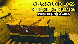 ALL 4 Audio Logs in Mission Hunting Season Insight Advancement Challenge [upl. by Brink]