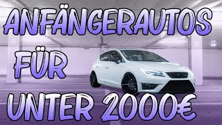 Die BESTEN Anfängerautos für unter 2000€  AutoSR [upl. by Arev]