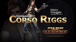 SWTOR Smuggler  Corso Riggs Romance Conversations [upl. by Adnical]