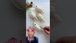 Wow beautiful fish Pastry tutorial 🥰 pastry art fish [upl. by Morel200]