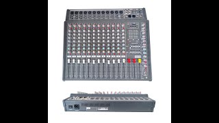 Professional 12 Channels Audio Sound Mixer Console [upl. by Esir]