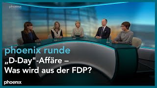 phoenix runde „DDayquotAffäre – Was wird aus der FDP [upl. by Oakes758]