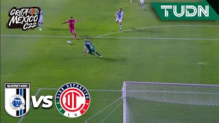 ¡ATENTO EL ARQUERO Toluca con todo  Querétaro 10 Toluca  Grita México C22  J7  TUDN [upl. by Inoliel]