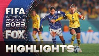 Japan vs Sweden Highlights  2023 FIFA Womens World Cup  Quarterfinals [upl. by Robby787]