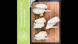 Quick and Easy Brined Chicken Breasts [upl. by Narcho797]