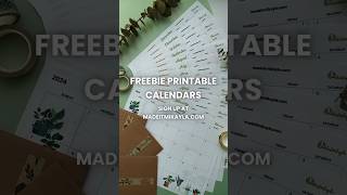 FREEBIE Printable Calendars ✨📅 [upl. by Eila665]