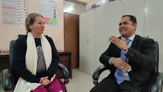 Dr sibaji panda in a short interview with prof ulrike zeshan [upl. by Airod]