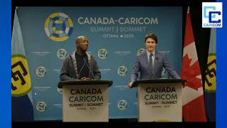 CARICOMCanada Summit  Media Availability [upl. by Adelle]