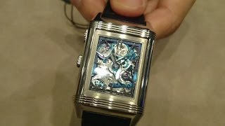 JaegerLeCoultre Reverso Répétition Minutes à Rideau Venise ref 235352M minute repeater chime [upl. by Kosse333]