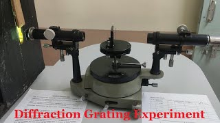 Diffraction Grating Experiment [upl. by Bathulda]