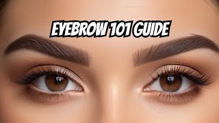 Eyebrow Shaping 101 A Beginners Guide [upl. by Adekam757]