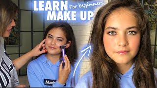 Teen make up for beginners  Learn how to apply makeup for the first time step by step [upl. by Korb178]