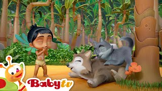 Mowgli and the gang are goofing around 🤪 Jungle Book coming soon exclusively on BabyTV [upl. by Calley]