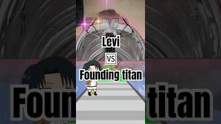 Levi vs Founding Titan attackontitanedit trendingshorts gameshorts [upl. by Sharl]