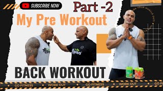 PART 2 Alpino Peanut Butter Best Pre Workout  Back Workout Mukesh guru ji [upl. by Eelah850]