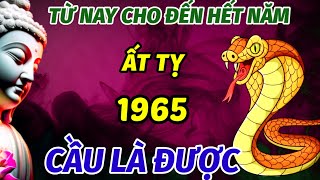 SỰ THẬT ĐƯỢC TIẾT LỘ TUỔI ẤT TỴ 1965 TRỜI PHẬT ĐỘ MỆNH TỪ NAY CHO ĐẾN HẾT NĂM CẦU ĐƯỢC ƯỚC THẤY [upl. by Portwine]