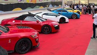 supercars in bangalore 🏎️🔥🇮🇳 Independence day meet in Global mall Divinity 🇮🇳☠️ [upl. by Origra]