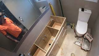 Fitting the Vanity to the Ensuite [upl. by Peterman]