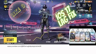 iOS 17 lag BGMI solution how to fix laging Pubg iPhone and iPad xxsxs max111213 [upl. by Nilre]