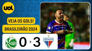 JUVENTUDE 0 X 3 FORTALEZA  CAMPEONATO BRASILEIRO 2024 VEJA OS GOLS [upl. by Winstonn]