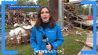 Just completely gone North Carolina hit hard by Helene  NewsNation [upl. by Nnoved]