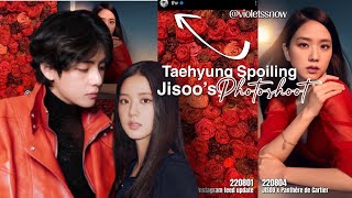 TAEHYUNG SPOILING JISOO’S PHOTOSHOOT plus proofs Theory [upl. by Ennylyak736]