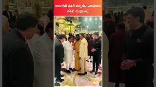 Pawan kalyan meets Ambani shorts pawankalyan chandrababu ambaniwedding telugu [upl. by Aleen]