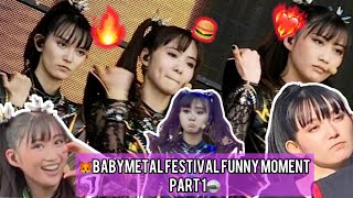 BABYMETAL  🪩Funny moments compilation on Festival 2024💞PART1 🔥 FANCAM [upl. by Vachill]